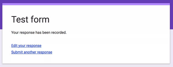 How do contributors edit their responses to an already submitted Google