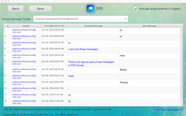How to save my iPhone text messages and iMessages without using a