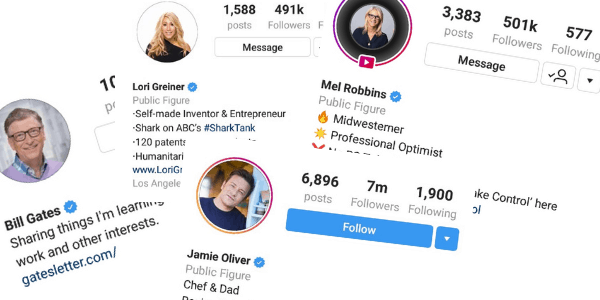 What is the least amount of followers a verified account has on