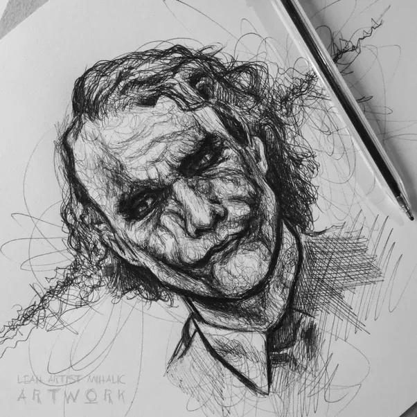 When sketching with a pen, which one do you prefer