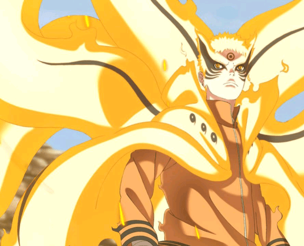 Naruto Baryon Mode Vs Goku Ultra Instinct NATURUT