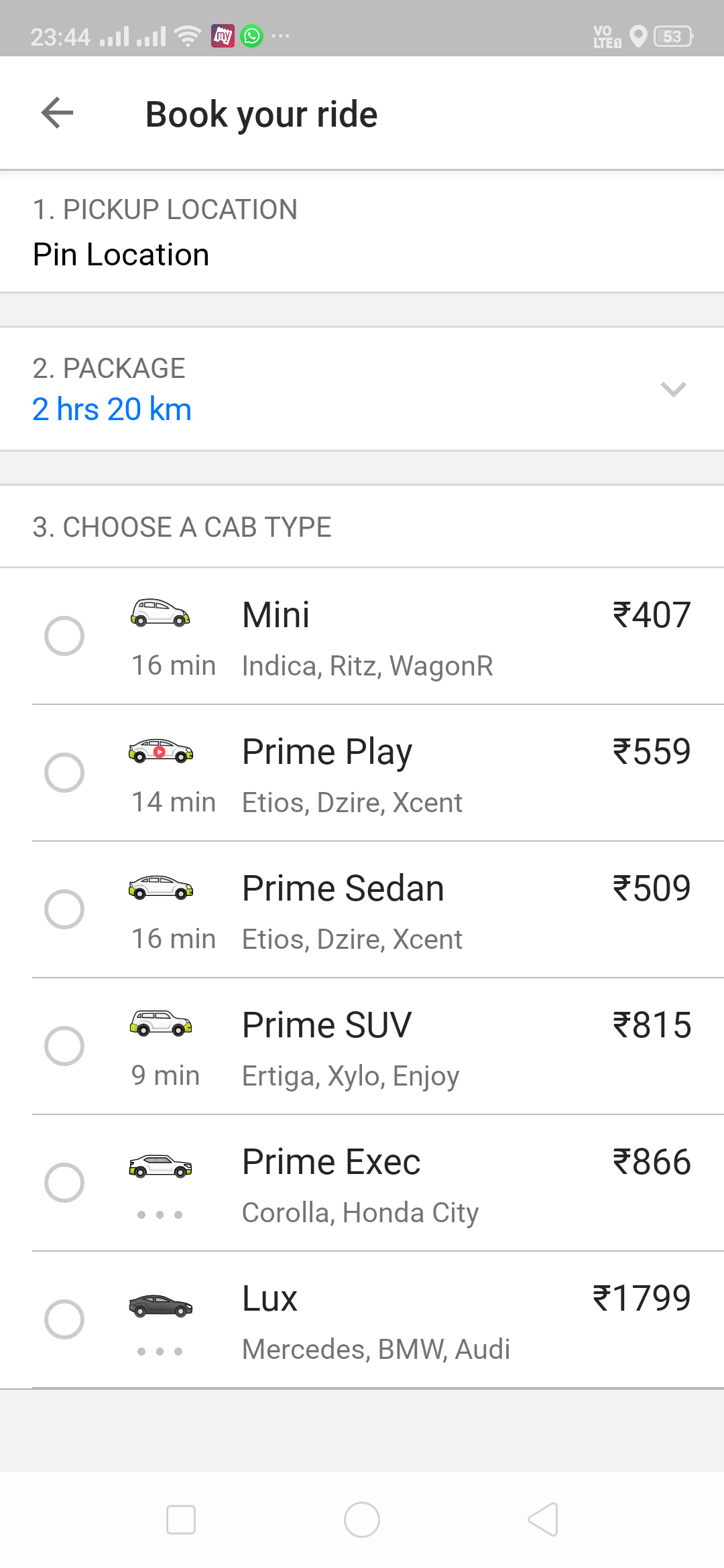 What Is Rental Package In Ola Cabs? - Quora