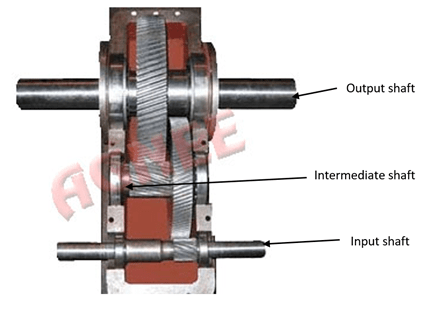 In a gear speed reducer, why is the diameter of an output shaft greater  than the input shaft? - Quora