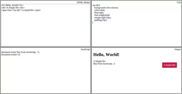 How Can We Create An Online Tryit Editor For Html Css Javascript