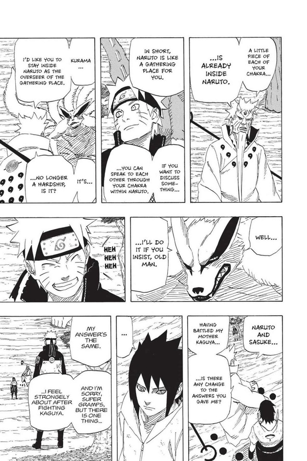 After Naruto and the became friends, Naruto