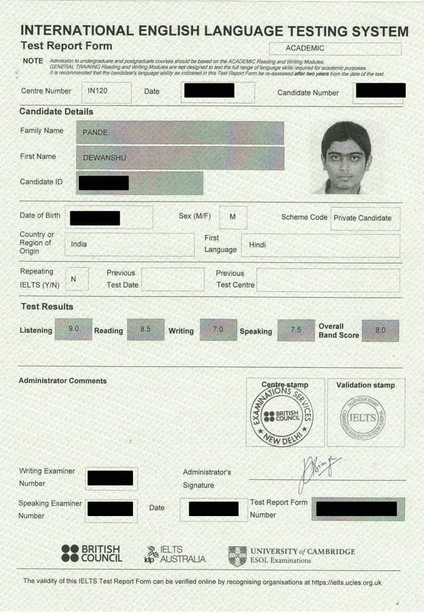 I took my IELTS in August 2017. If I apply for Australia for bachelors in Aug 2020, will my TRF