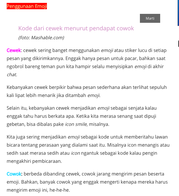 Bagaimana menempatkan emoji yang benar ketika kita menggunakan tanda baca?  Sebelum tanda baca, atau sesudahnya? - Quora