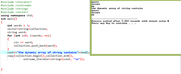How to create an array of strings in c++ dynamically using pointers Quora