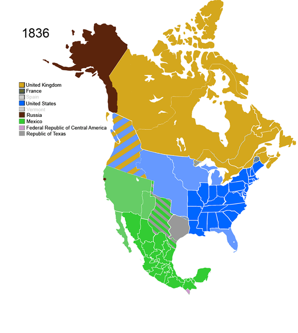 Map Of Us Before And After Mexican American War