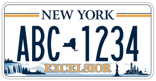 Why are there 2 different NY license plates? Quora