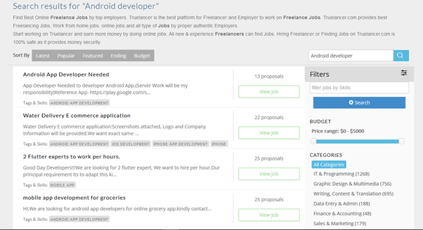 How to get freelance projects in Android in India Quora