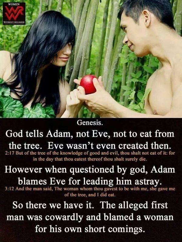 If Adam and Eve were sinless when they were created, then they had no