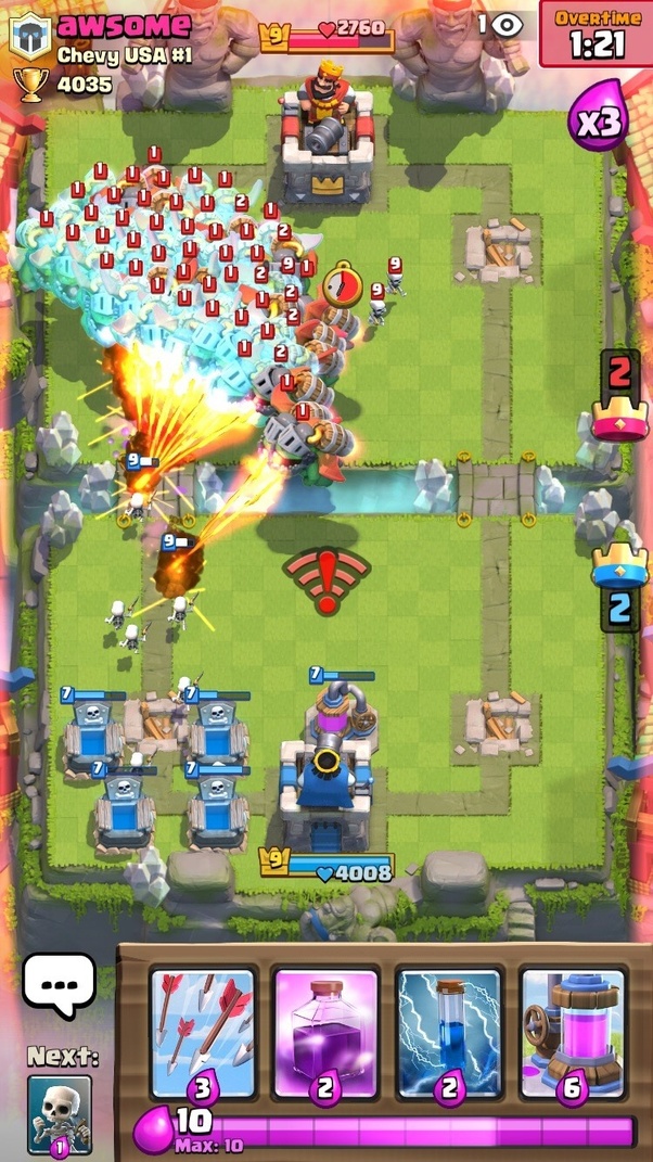 How to place 100 troops at once in Clash Royale as shown in many
