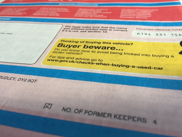 What is proof of car ownership in the UK? Quora