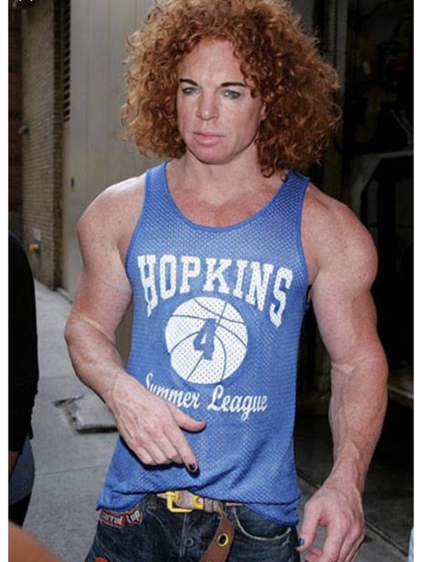 Remember when Carrot Top got super jacked? He said he this