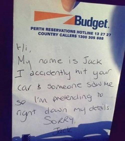 If I bumped a parked car and no damage was done, can I be cited for a