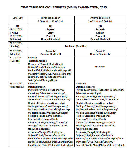 Cse Teaching Schedule