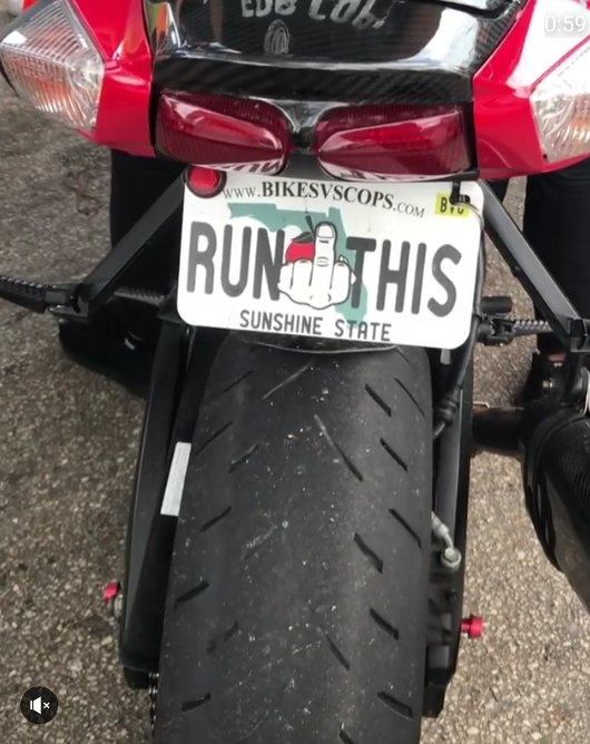 Why do some motorcyclists run from the cops? If you run, most of the