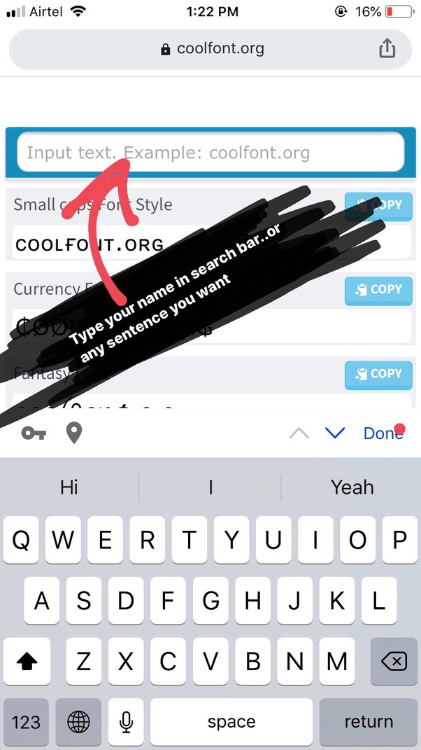 How to write my name on Instagram in Italics or another font Quora