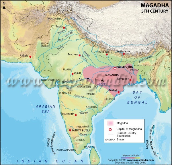 Magadh In India Map What language did Gautama Buddha speak according to Indian mythology