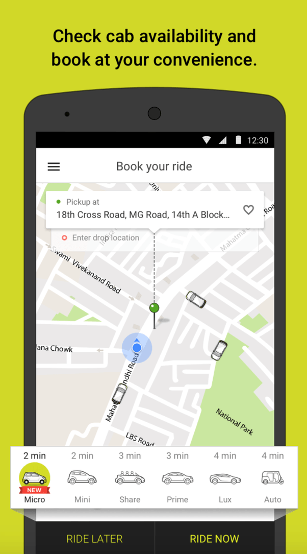 How to use the Ola Cabs app Quora