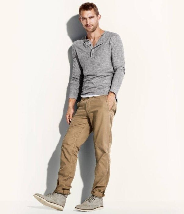 What colour of pants go with grey shirts? Quora