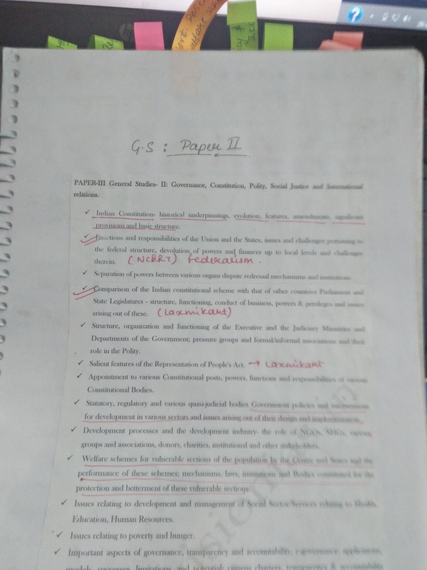How did you make notes (GS as well as a newspaper) for the UPSC CSE