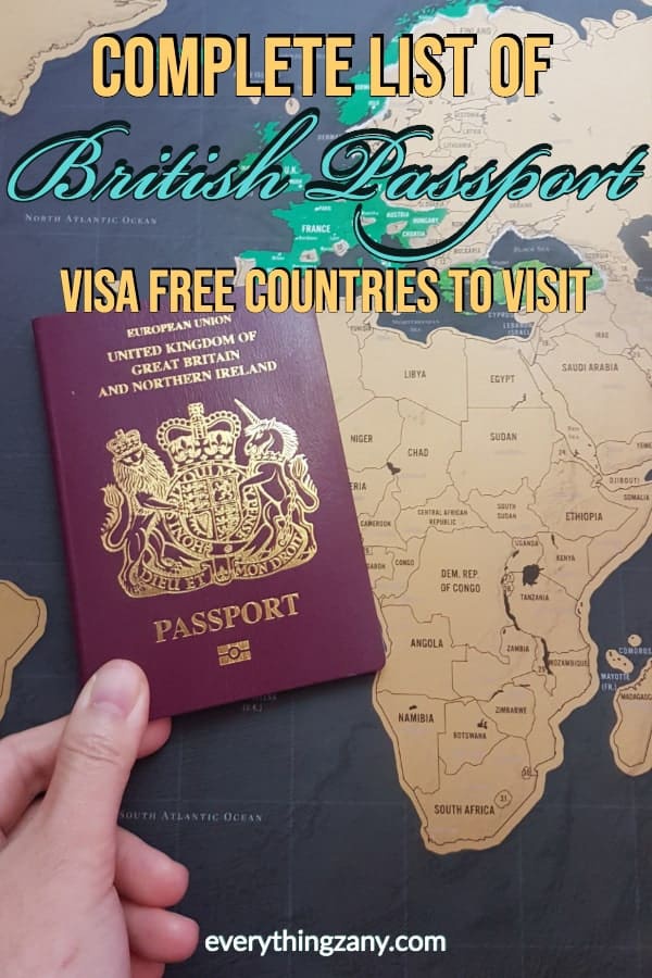 Which countries can a UK passport holder travel to visa
