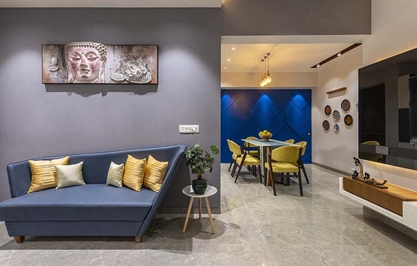 What are some best interior design ideas for a 3 BHK flat