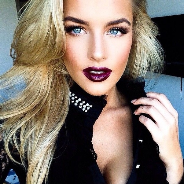 What color lipstick goes best with blond hair? Quora