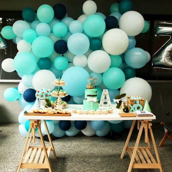 What are some simple birthday balloons decoration ideas at