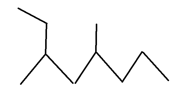 What is the structure for 2ethyl4methylheptane? Quora