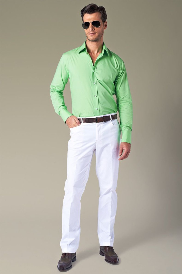 Colour Combination Dark Green Shirt Matching Pant Hallatorp