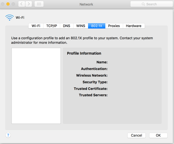 How to use an connection protected by 802.1X to make a hotspot