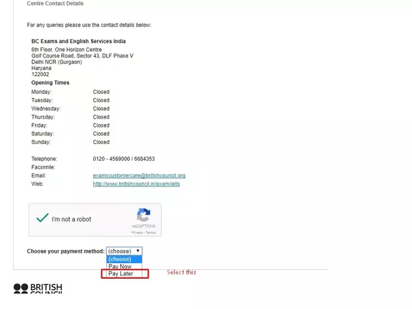 I had an unsuccessful online payment for IELTS (British council).How do I pay it now? Quora