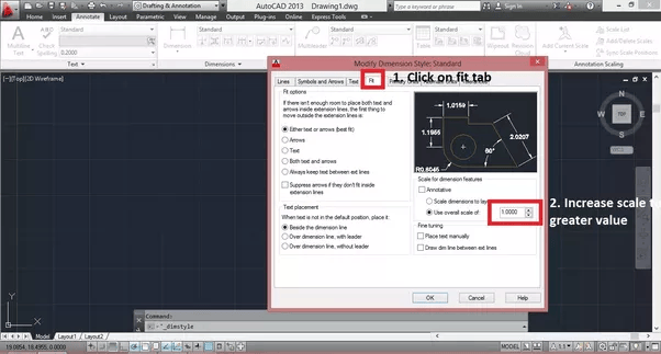 Why is my dimensions text always too small in AutoCAD? Quora