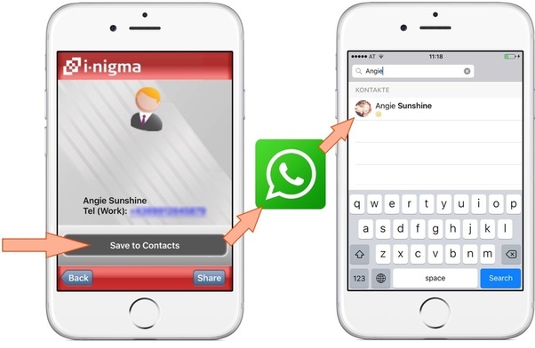 Is it possible to create a WhatsApp contact with a QR scan? Quora