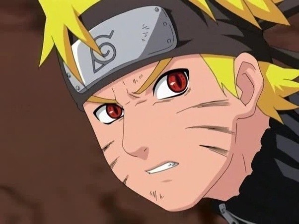 How come Naruto is sometimes shown with blue fox eyes? Quora