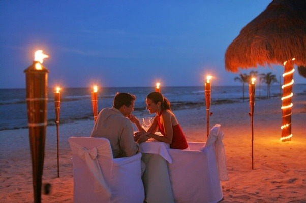 At which places in India can newly married couples have a great time