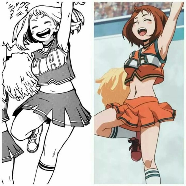 In the anime My Hero Academia, is Ochaco Uraraka considered a plus size