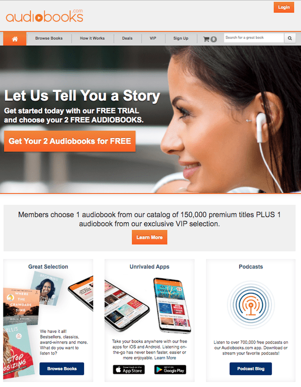 What are the website to download audiobooks? Quora