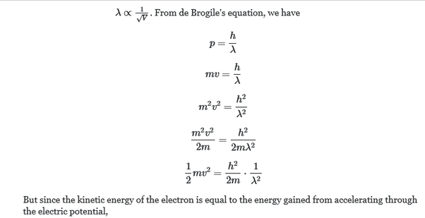 Wavelength Formula Energy