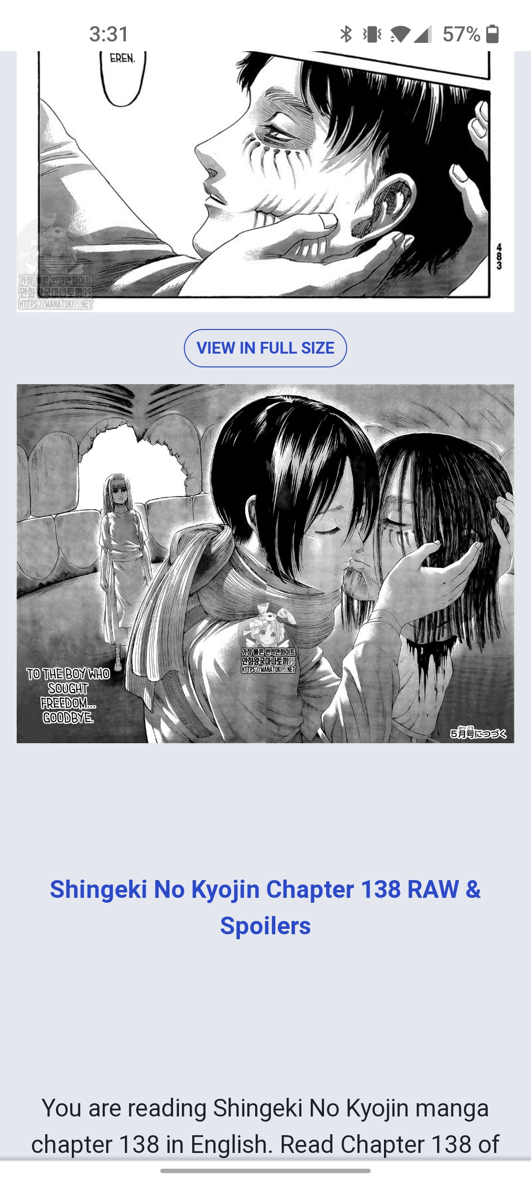 Apakah ada kemungkinan Mikasa dan Levi akan menikah di Chapter 139? (Eren  dalam mimpi memiliki rambut undercut terasa seperti pertanda untuk itu) -  Quora