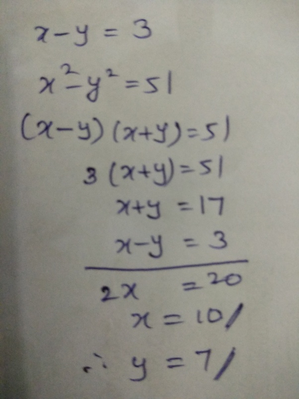 There are two numbers with the difference of 3 between them and the