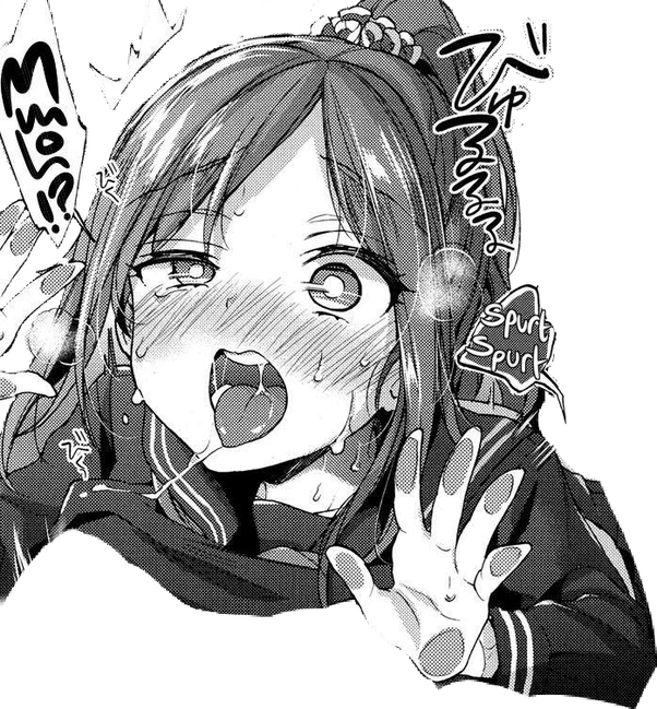 What is it called when anime girls cross their eyes and