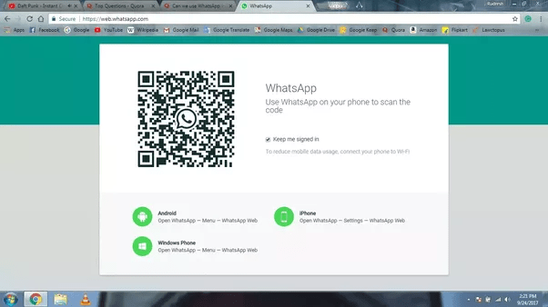 How to use whatsapp in laptop Quora