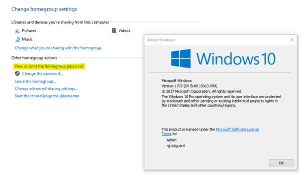 In Windows 10, how do you recover a homegroup password? Quora