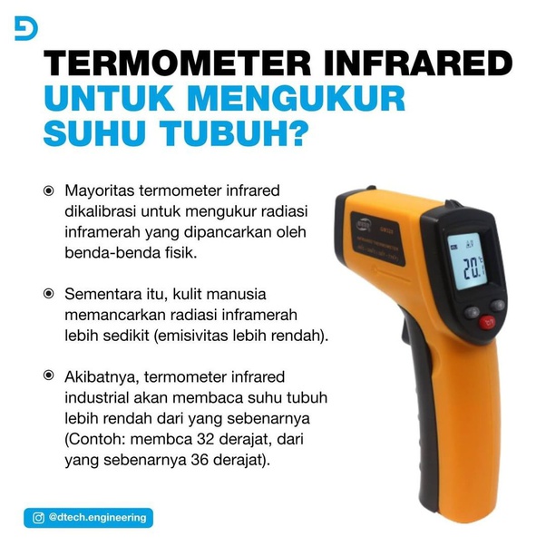Apakah termometer infrared akurat untuk mengukur suhu tubuh manusia?