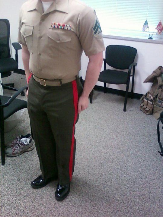 How do Marines get their blood stripe? Quora