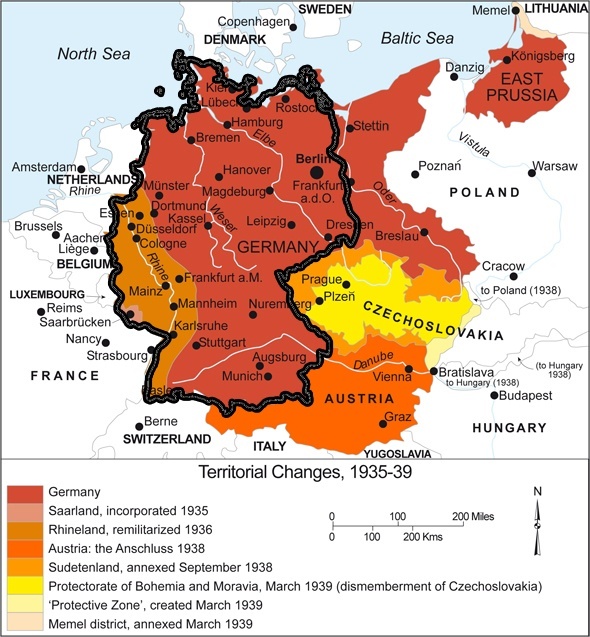 Maps of Germany in 1938 Pinterest